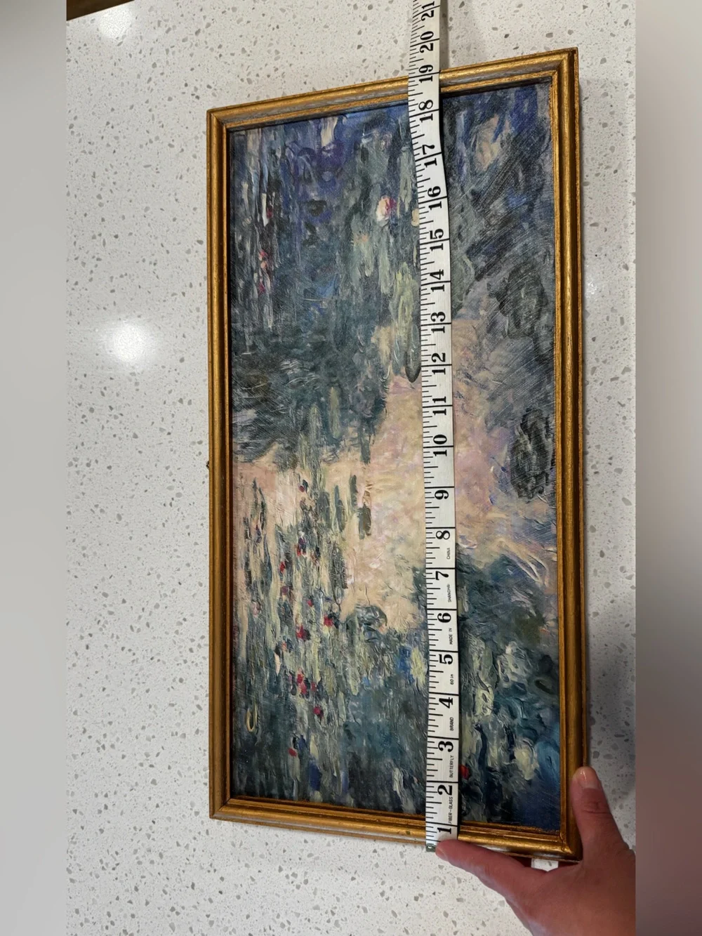 Collection of 3 impressionsist wall art frames
